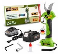 Procraft ES28Li bb Batterie sécateur 20 V 25 mm + 1x batterie 4,0 Ah + chargeur