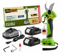 Procraft ES28Li bb Batterie sécateur 20 V 25 mm + 2x batterie 2,0 Ah + chargeur