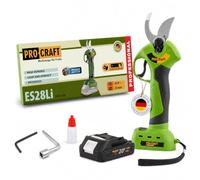 Procraft ES28Li bb Sécateur sans fil 20 V 25 mm + 1 batterie 2,0 Ah