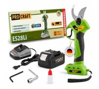 Procraft ES28Li bb Sécateur sans fil 20 V 25 mm + 1 batterie 4,0 Ah + chargeur
