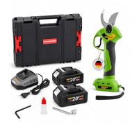 Procraft ES28Li bb Sécateur sans fil 20 V 25 mm + 2 batteries 4,0 Ah + chargeur + étui à outils RHINO