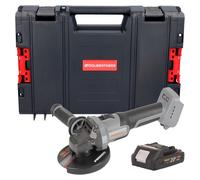 Procraft Industrial AG125Abb Meuleuse d'angle sans fil 20 V 125 mm Brushless + 1x batterie 2,0 Ah + RHINO Toolcase - sans chargeur