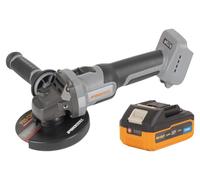 Procraft Industrial AG125Abb Meuleuse d'angle sans fil 20 V 125 mm Brushless + 1x batterie 4,0 Ah - sans chargeur