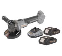 Procraft Industrial AG125Abb Meuleuse d'angle sans fil 20 V 125 mm Brushless + 2x batterie 2,0 Ah + chargeur