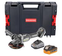 Procraft Industrial AG125Bbb Meuleuse d'angle sans fil 20 V 125 mm Brushless + 1x batterie 4,0 Ah + chargeur + boîte à outils RHINO