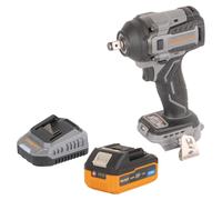 Procraft Industrial IW550Abb hoc sans fil 20 V 550 Nm 1/2" + 1x batterie 4,0 Ah + chargeur