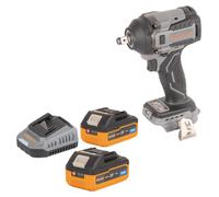Procraft Industrial IW550Abb hoc sans fil 20 V 550 Nm 1/2" + 2x batterie 4,0 Ah + chargeur