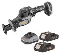 Procraft Industrial RS20Abb Scie sabre Recipro 20 V Brushless + 2x batterie 2,0 Ah + chargeur