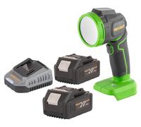 Procraft LL18bb Projecteur LED sans fil 20 V 300 lm + 2x batterie 4,0 Ah + chargeur
