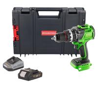 Procraft PA18ProBL-BB Perceuse-visseuse à percussion sans fil 20 V 180 Nm Brushless + 1x batterie 2,0 Ah + chargeur + boîte à outils RHINO