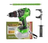 Procraft PA18ProBL-BB Perceuse-visseuse à percussion sans fil 20 V 180 Nm Brushless Solo - sans batterie, sans chargeur
