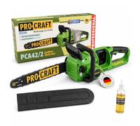 Procraft PCA42/2 Tronçonneuse sans fil 40 V (2 x 20 V) 406 mm Brushless Solo - Sans batterie, sans chargeur
