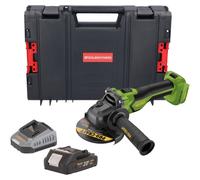 Procraft PGA22-BB Meuleuse d'angle sans fil 20 V 125 mm Brushless + 1x batterie 2,0 Ah + chargeur + RHINO Toolcase