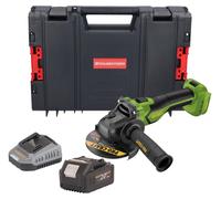 Procraft PGA22-BB Meuleuse d'angle sans fil 20 V 125 mm Brushless + 1x batterie 4,0 Ah + chargeur + boîte à outils RHINO
