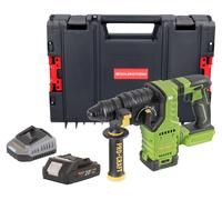 Procraft PHA30bb Marteau perforateur sans fil 20 V 2,8 J SDS plus Brushless + 1x batterie 2,0 Ah + chargeur + boîte à outils RHINO