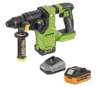 Procraft PHA30bb Marteau perforateur sans fil 20 V 2,8 J SDS plus Brushless + 1x batterie 4,0 Ah + chargeur