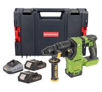 Procraft PHA30bb Marteau perforateur sans fil 20 V 2,8 J SDS plus Brushless + 2x batterie 2,0 Ah + chargeur + boîte à outils RHINO