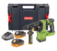 Procraft PHA30bb Marteau perforateur sans fil 20 V 2,8 J SDS plus Brushless + 2x batterie 4,0 Ah + chargeur + boîte à outils RHINO