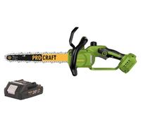 Procraft PKA33-BB Tronçonneuse sans fil 20 V 304 mm Brushless + 1x batterie 2,0 Ah - sans chargeur