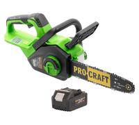 Procraft PKA38 Tronçonneuse à chaîne sans fil 20 V 304 mm Brushless + 1x batterie 4,0 Ah - sans chargeur