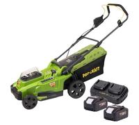 Procraft PLM20bb Tondeuse à gazon sans fil 40 V ( 2x 20 V ) 370 mm Brushless + 2x batterie 8,0 Ah + chargeur