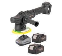 Procraft PM20bb polisseuse sur batterie 20 V 150 mm + 2x batterie 4,0 Ah + chargeur