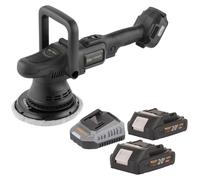 Procraft PM22bb polisseuse sans fil 20 volts 150 mm + 2x batterie 2,0 Ah + chargeur
