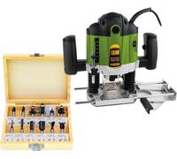 Procraft POB1700 Défonceuse 1200 Watts 6 - 8 mm + accessoires