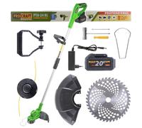 Procraft PTA24 BL coupe-herbe à batterie 20 V 150 mm + 1x batterie 3,0 Ah + chargeur
