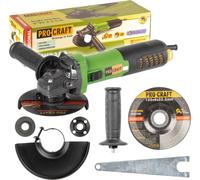 Procraft PW2350 Meuleuse d'angle 1300 Watts 125 mm Brushless