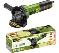 Procraft PW2450 Meuleuse d'angle 1300 watts 125 mm Brushless