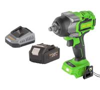 Procraft PWA36bb hoc sans fil 20 V 850 Nm 1/2" Brushless + 1x batterie 4,0 Ah + chargeur