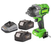 Procraft PWA36bb hoc sans fil 20 V 850 Nm 1/2" Brushless + 2x batterie 4,0 Ah + chargeur