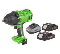 Procraft PWA80bb hoc sans fil 20 V 1600 Nm 1/2" Brushless + 2x batterie 2,0 Ah + chargeur