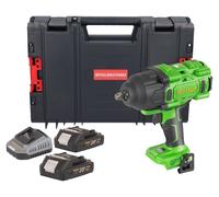 Procraft PWA80bb hoc sans fil 20 V 1600 Nm 1/2" Brushless + 2x batterie 2,0 Ah + chargeur + RHINO Toolcase