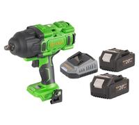 Procraft PWA80bb hoc sans fil 20 V 1600 Nm 1/2" Brushless + 2x batterie 4,0 Ah + chargeur