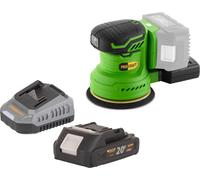Procraft PX20BLbb Ponceuse excentrique sans fil 20 V 125 mm Brushless + 1x batterie 2,0 Ah + chargeur