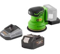 Procraft PX20BLbb Ponceuse excentrique sans fil 20 V 125 mm Brushless + 1x batterie 4,0 Ah + chargeur