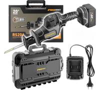 Procraft RS20A-1B-C Scie sabre Recipro sans fil 20 V Brushless + 1x batterie 4,0 Ah + chargeur + coffret