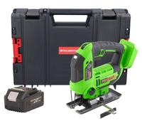 Procraft ST22 Scie sauteuse sans fil 20 V 80 mm Brushless + 1x batterie 4,0 Ah + boîte à outils RHINO - sans chargeur