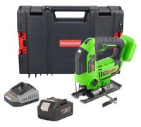 Procraft ST22 Scie sauteuse sans fil 20 V 80 mm Brushless + 1x batterie 4,0 Ah + chargeur + boîte à outils RHINO