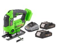 Procraft ST22 Scie sauteuse sans fil 20 V 80 mm Brushless + 2x batterie 2,0 Ah + chargeur
