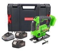 Procraft ST22 Scie sauteuse sans fil 20 V 80 mm Brushless + 2x batterie 4,0 Ah + chargeur + boîte à outils RHINO