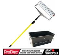Prodec 38.1cm Double Bras Solvant Résistant Rouleau + Cadre, Extension Pôle ,