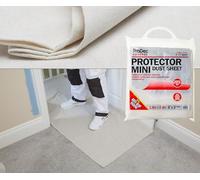 ProDec Advance Bâche Protector 1,8 m x 0,9 m en coton imperméable pour protéger de la peinture les portes et espaces étroits, absorbe les liquides sans transpercer, professionnels et particuliers