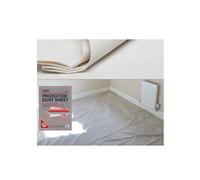 ProDec Advance Bâche Protector 3,6 m x 2,7 m en coton imperméable pour protéger de la peinture les sols et le mobilier, absorbe les liquides sans transpercer, pros et particuliers, réutilisable