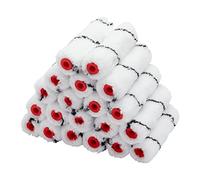 ProDec Advance Boîte de 20 mini rouleaux microfibre 100 mm poils moyens, finition ultra lisse avec émulsions et lasures sur murs intérieurs, plafonds et bois
