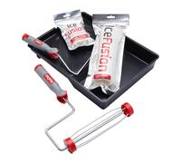 ProDec Advance Ice Fusion Lot de 6 articles pour une finition ultra lisse | 225 mm et 100 mm avec les émulsions et peintures satinées sur murs intérieurs, plafonds, bois et métal
