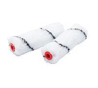 ProDec Advance Lot de 2 mini-rouleaux microfibre 100 mm | poils moyens pour finition lisse avec émulsions et lasures sur murs intérieurs, plafonds et bois