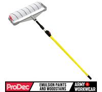 ProDec Advance Manchon Rouleau 12" Microfibre Cadre Double Bras, Perche Ext.